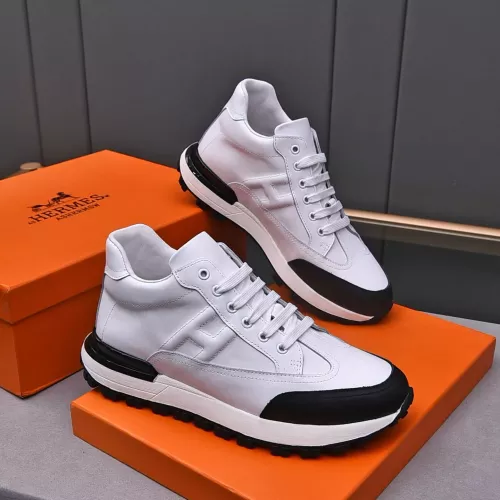 Replica Hermes High Tops Shoes For Men #1284438 $88.00 USD for Wholesale