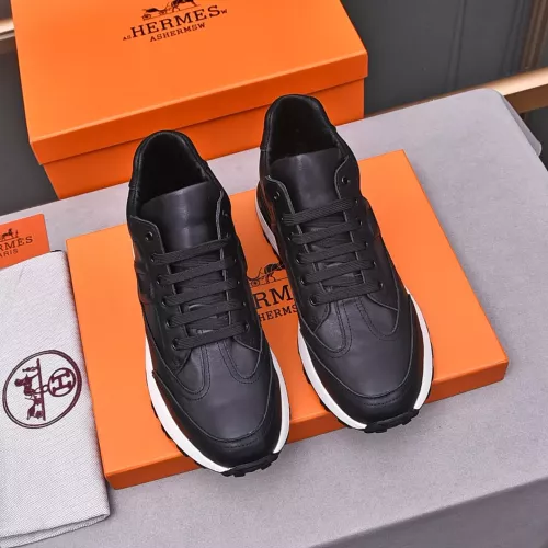 Replica Hermes High Tops Shoes For Men #1284442 $88.00 USD for Wholesale