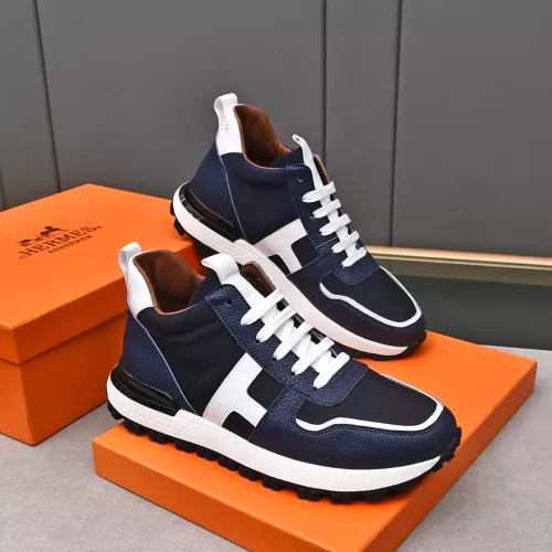 Replica Hermes High Tops Shoes For Men #1284446 $88.00 USD for Wholesale