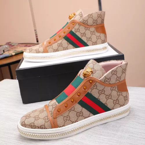 Gucci High Tops Shoes For Men #1284548 $80.00 USD, Wholesale Replica Gucci High Tops Shoes