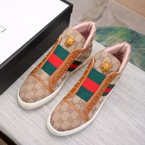 Replica Gucci High Tops Shoes For Men #1284548 $80.00 USD for Wholesale