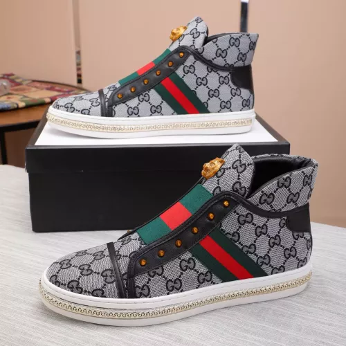 Gucci High Tops Shoes For Men #1284549 $80.00 USD, Wholesale Replica Gucci High Tops Shoes