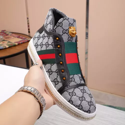 Replica Gucci High Tops Shoes For Men #1284549 $80.00 USD for Wholesale