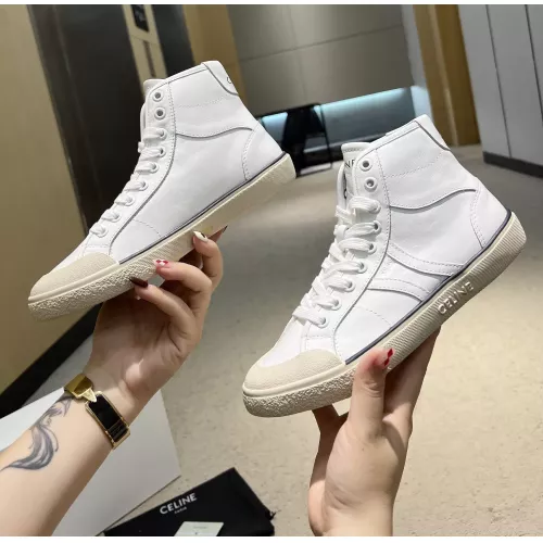 Celine High Top Shoes For Men #1284605 $98.00 USD, Wholesale Replica Celine High Top Shoes