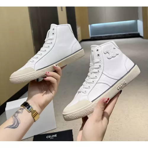 Celine High Top Shoes For Men #1284609 $98.00 USD, Wholesale Replica Celine High Top Shoes