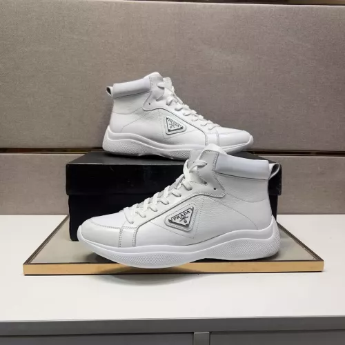 Prada High Top Shoes For Men #1284681 $102.00 USD, Wholesale Replica Prada High Top Shoes