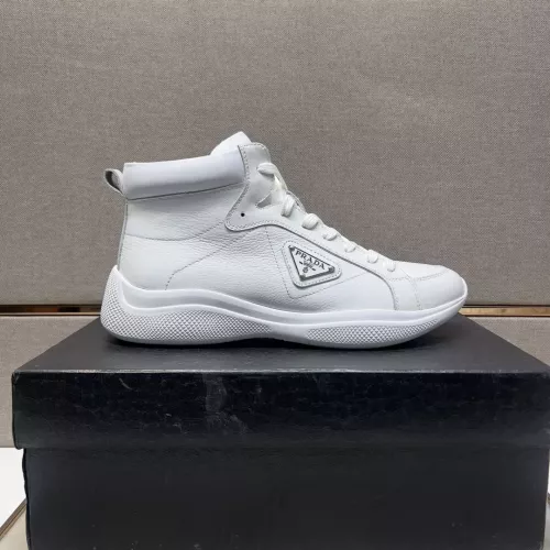 Replica Prada High Top Shoes For Men #1284681 $102.00 USD for Wholesale