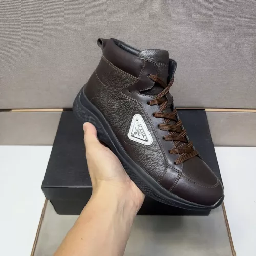 Replica Prada High Top Shoes For Men #1284683 $102.00 USD for Wholesale