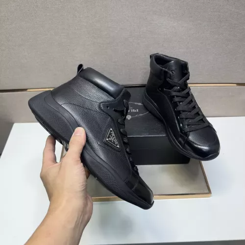 Replica Prada High Top Shoes For Men #1284684 $102.00 USD for Wholesale