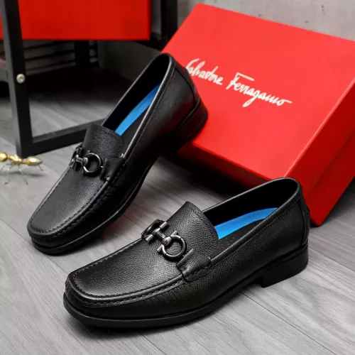 Salvatore Ferragamo Leather Shoes For Men #1284694 $88.00 USD, Wholesale Replica Salvatore Ferragamo Leather Shoes