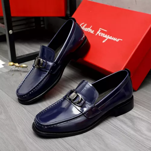 Salvatore Ferragamo Leather Shoes For Men #1284700 $100.00 USD, Wholesale Replica Salvatore Ferragamo Leather Shoes