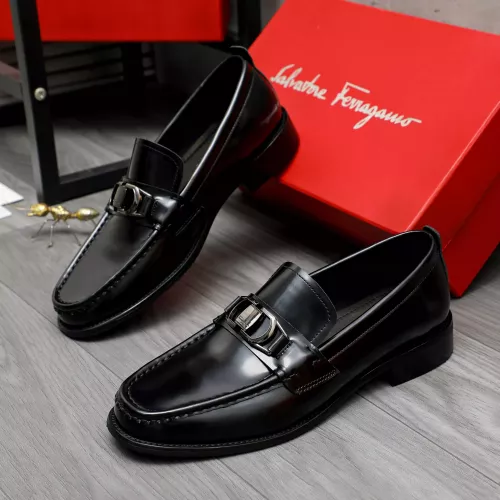 Salvatore Ferragamo Leather Shoes For Men #1284702 $100.00 USD, Wholesale Replica Salvatore Ferragamo Leather Shoes