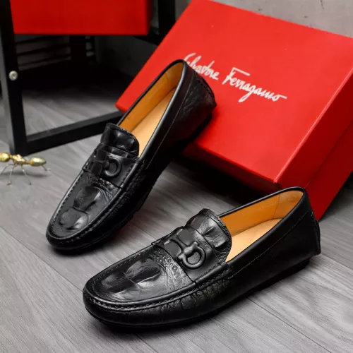 Salvatore Ferragamo Leather Shoes For Men #1284736 $68.00 USD, Wholesale Replica Salvatore Ferragamo Leather Shoes