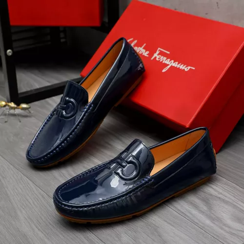 Salvatore Ferragamo Leather Shoes For Men #1284748 $68.00 USD, Wholesale Replica Salvatore Ferragamo Leather Shoes