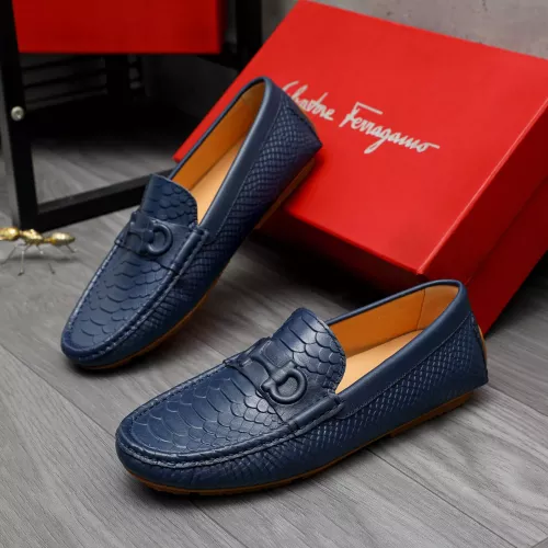 Salvatore Ferragamo Leather Shoes For Men #1284753 $68.00 USD, Wholesale Replica Salvatore Ferragamo Leather Shoes