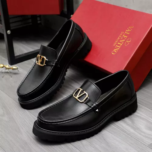 Valentino Leather Shoes For Men #1284760 $82.00 USD, Wholesale Replica Valentino Leather Shoes