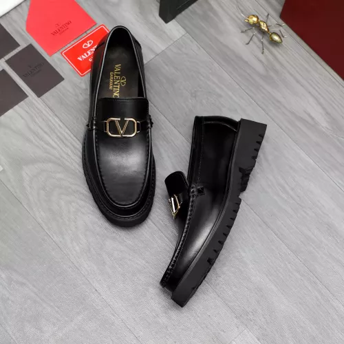 Replica Valentino Leather Shoes For Men #1284760 $82.00 USD for Wholesale