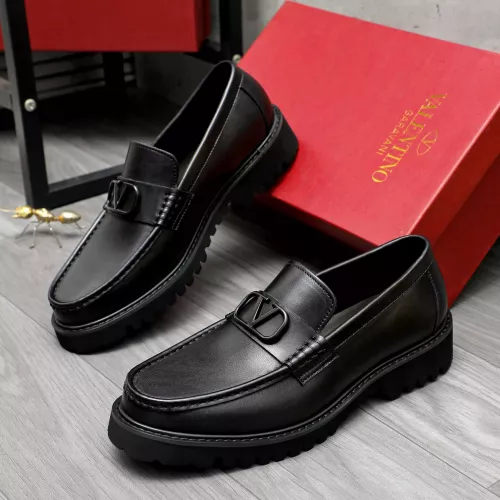 Valentino Leather Shoes For Men #1284762 $82.00 USD, Wholesale Replica Valentino Leather Shoes