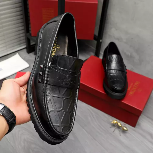 Replica Valentino Leather Shoes For Men #1284764 $82.00 USD for Wholesale