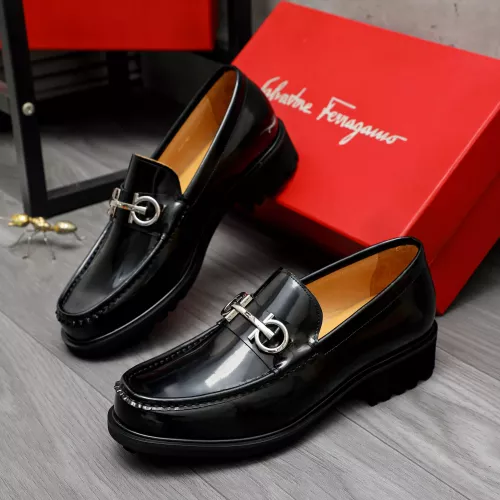 Salvatore Ferragamo Leather Shoes For Men #1284770 $88.00 USD, Wholesale Replica Salvatore Ferragamo Leather Shoes