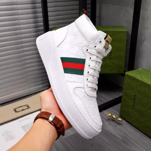 Replica Gucci High Tops Shoes For Men #1284795 $72.00 USD for Wholesale