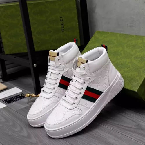 Replica Gucci High Tops Shoes For Men #1284795 $72.00 USD for Wholesale