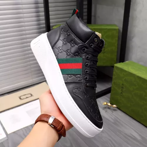 Replica Gucci High Tops Shoes For Men #1284796 $72.00 USD for Wholesale