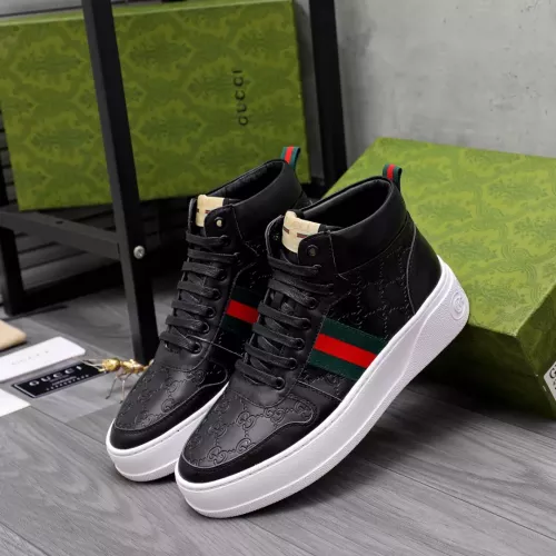 Replica Gucci High Tops Shoes For Men #1284796 $72.00 USD for Wholesale