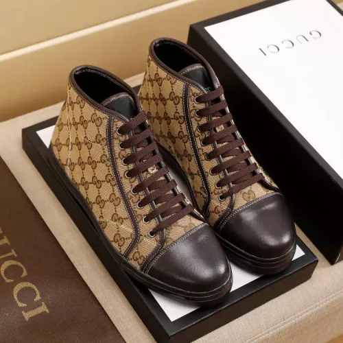 Replica Gucci High Tops Shoes For Men #1284918 $68.00 USD for Wholesale