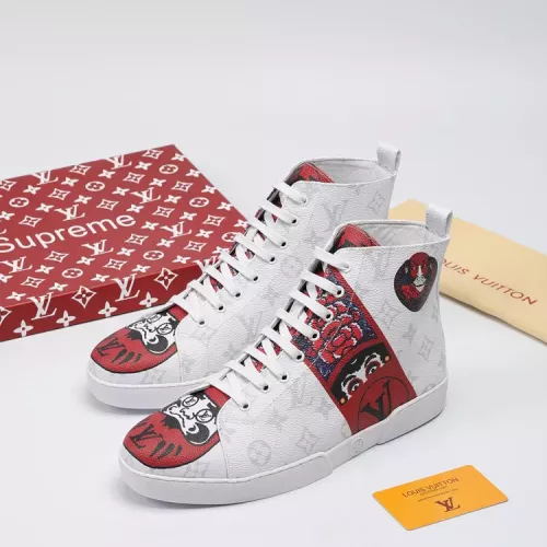 Louis Vuitton High Tops Shoes For Men #1285064 $68.00 USD, Wholesale Replica Louis Vuitton High Tops Shoes