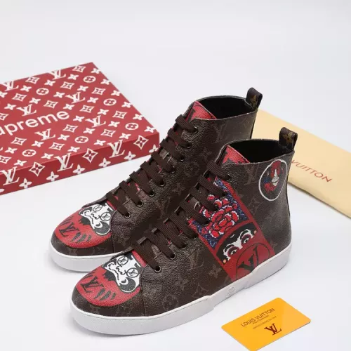 Louis Vuitton High Tops Shoes For Men #1285066 $68.00 USD, Wholesale Replica Louis Vuitton High Tops Shoes