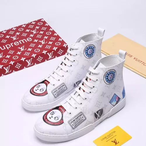 Louis Vuitton High Tops Shoes For Men #1285068 $68.00 USD, Wholesale Replica Louis Vuitton High Tops Shoes