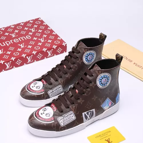 Louis Vuitton High Tops Shoes For Men #1285069 $68.00 USD, Wholesale Replica Louis Vuitton High Tops Shoes