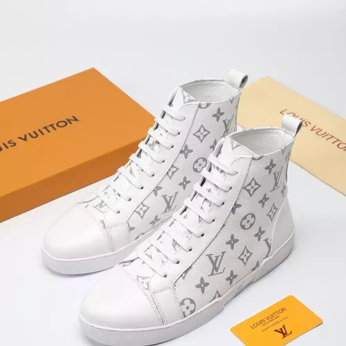 Louis Vuitton High Tops Shoes For Men #1285073 $68.00 USD, Wholesale Replica Louis Vuitton High Tops Shoes