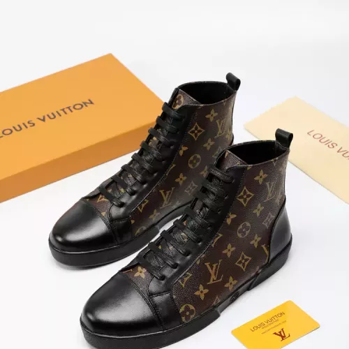 Louis Vuitton High Tops Shoes For Men #1285075 $68.00 USD, Wholesale Replica Louis Vuitton High Tops Shoes