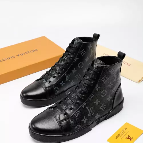 Louis Vuitton High Tops Shoes For Men #1285076 $68.00 USD, Wholesale Replica Louis Vuitton High Tops Shoes