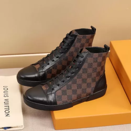 Louis Vuitton High Tops Shoes For Men #1285085 $68.00 USD, Wholesale Replica Louis Vuitton High Tops Shoes