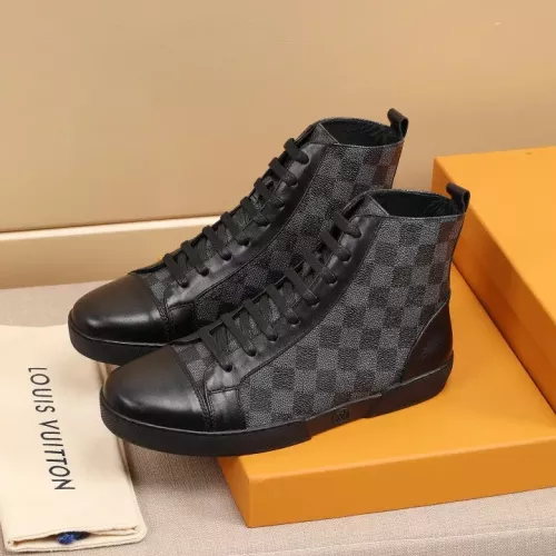 Louis Vuitton High Tops Shoes For Men #1285087 $68.00 USD, Wholesale Replica Louis Vuitton High Tops Shoes