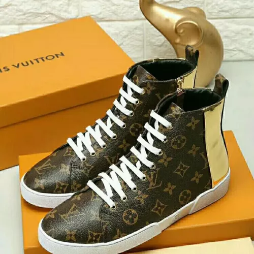 Louis Vuitton High Tops Shoes For Men #1285093 $68.00 USD, Wholesale Replica Louis Vuitton High Tops Shoes