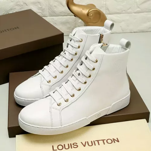 Louis Vuitton High Tops Shoes For Men #1285094 $76.00 USD, Wholesale Replica Louis Vuitton High Tops Shoes