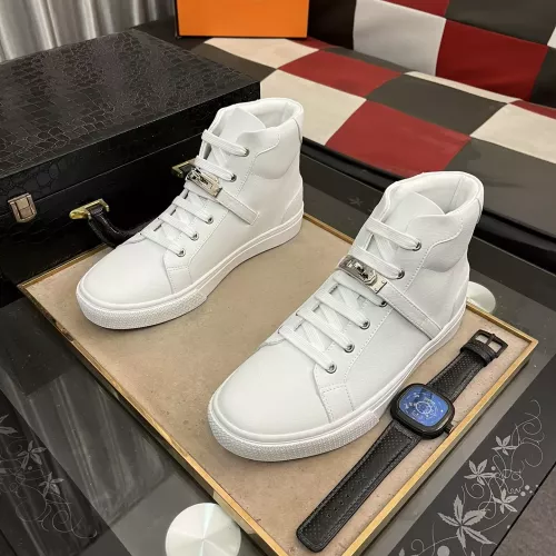 Hermes High Tops Shoes For Men #1285107 $80.00 USD, Wholesale Replica Hermes High Tops Shoes