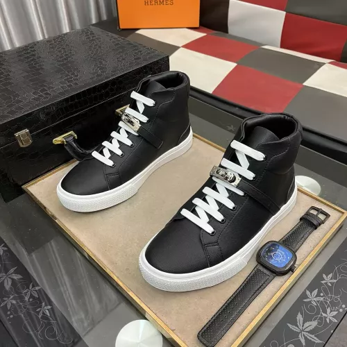 Hermes High Tops Shoes For Men #1285111 $80.00 USD, Wholesale Replica Hermes High Tops Shoes