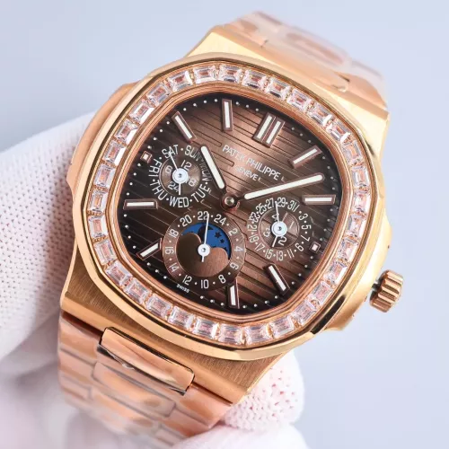 Replica Patek Philippe AAA Quality Watches #1285121 $588.43 USD for Wholesale