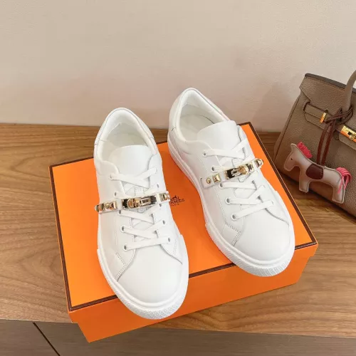 Replica Hermes Casual Shoes For Men #1285155 $128.00 USD for Wholesale