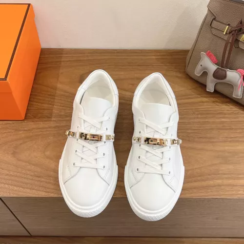 Replica Hermes Casual Shoes For Women #1285156 $122.00 USD for Wholesale