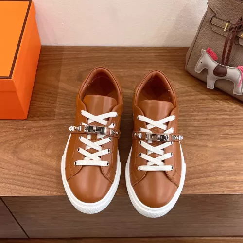 Replica Hermes Casual Shoes For Women #1285158 $122.00 USD for Wholesale