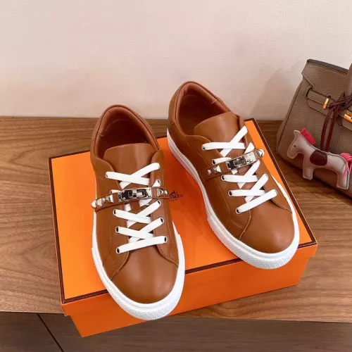 Replica Hermes Casual Shoes For Women #1285158 $122.00 USD for Wholesale