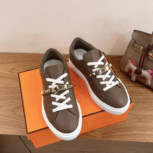 Replica Hermes Casual Shoes For Men #1285159 $128.00 USD for Wholesale