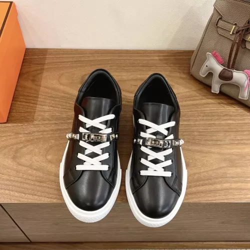 Replica Hermes Casual Shoes For Men #1285161 $128.00 USD for Wholesale