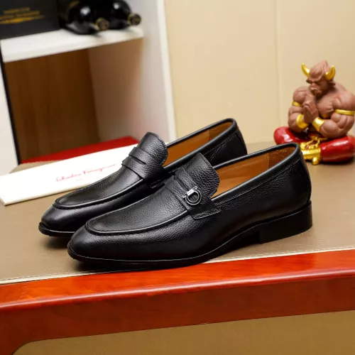 Salvatore Ferragamo Leather Shoes For Men #1285174 $85.00 USD, Wholesale Replica Salvatore Ferragamo Leather Shoes